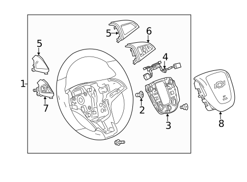 Steering Wheel & Trim for 2016 Chevrolet Sonic #0