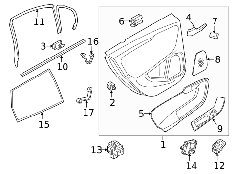 Rear Door for 2015 Volvo V60 #2