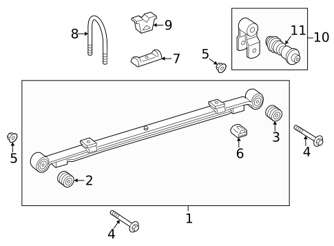 Rear Suspension for 2018 Mercedes-Benz Sprinter 3500 #0