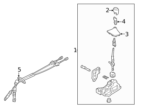 Gear Shift Control for 2013 Hyundai Elantra Coupe #1