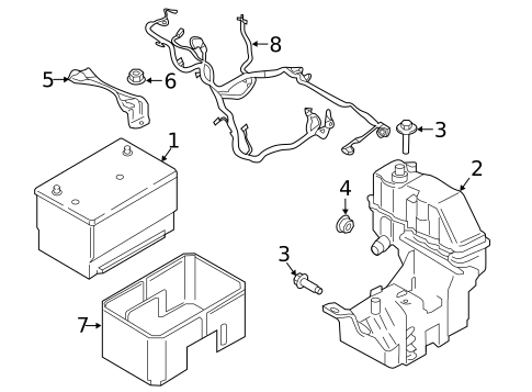 Battery & Related Components for 2017 Ford F-250 Super Duty #0