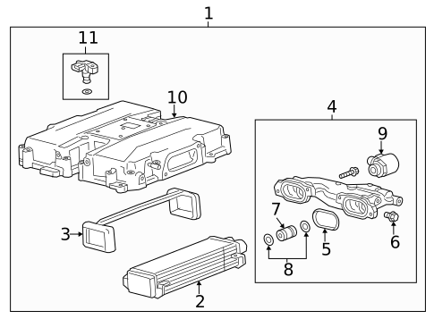 Intercooler for 2025 Cadillac CT4 #1