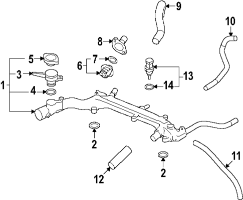 Hoses & Lines for 2024 Subaru Impreza #0