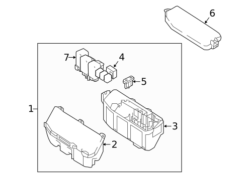 Fuse & Relay for 2021 Nissan Qashqai #2