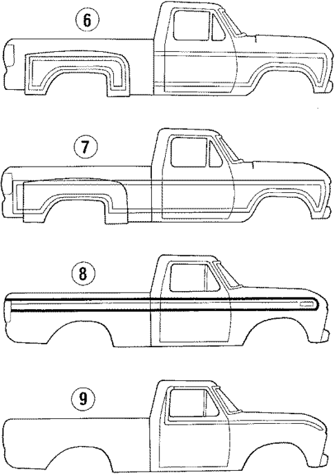 Stripe Tape for 1985 Ford F-250 #0