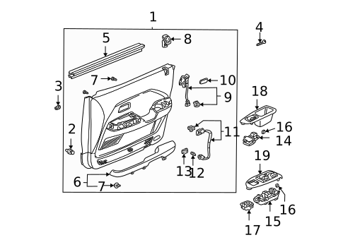 Mirrors for 2007 Honda Pilot #1