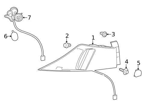 Bulbs - Chassis for 2016 Lexus IS300 #1