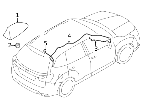 Antenna & Radio for 2021 Subaru Forester #0