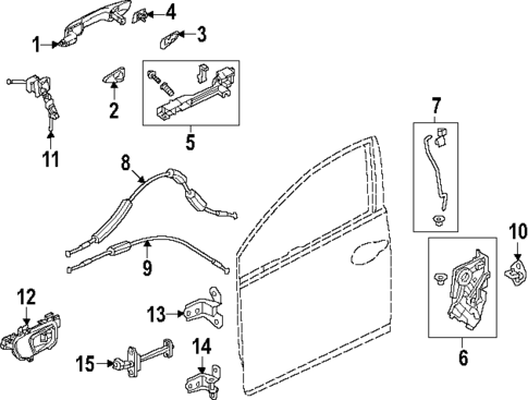 Lock & Hardware for 2025 Honda Civic #1