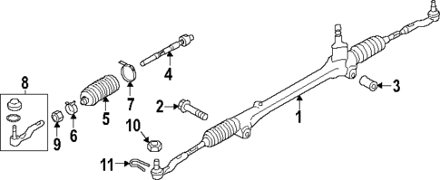 Steering Gear & Linkage for 2022 Subaru BRZ #0