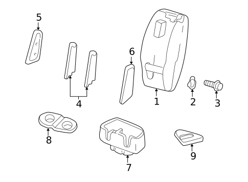 Tracks & Components for 1997 Oldsmobile Bravada #1