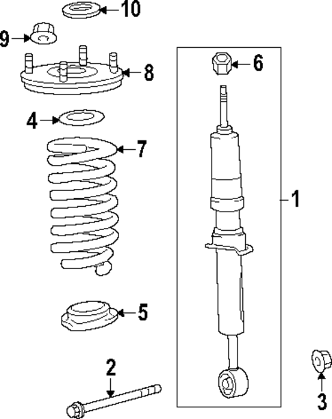Struts & Components for 2023 Toyota Sequoia #0
