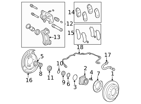 Anti-Lock Brakes for 2004 Toyota Sequoia #0