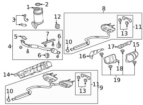 Exhaust Components for 2016 Chevrolet Impala #0