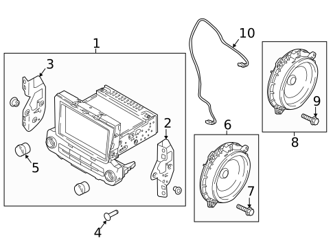 Antenna & Radio for 2022 Hyundai Accent #1