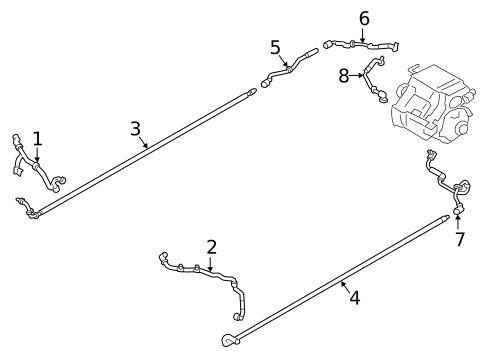 Hoses & Lines for 2020 Jaguar I-Pace #3