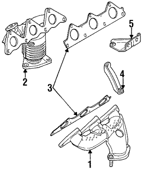 Exhaust Manifold for 1998 Chrysler Sebring #0