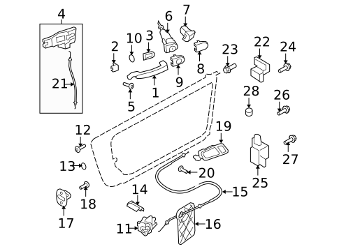 Lock & Hardware for 2015 Audi TTS Quattro #0