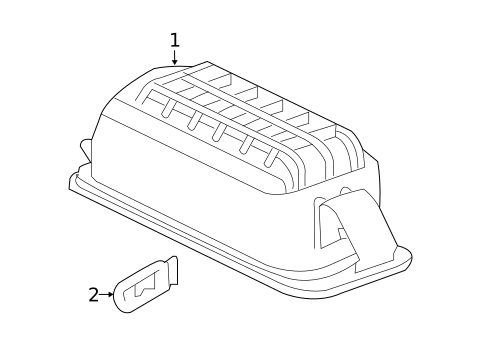 License Lamps for 2020 Jaguar F-Type #0