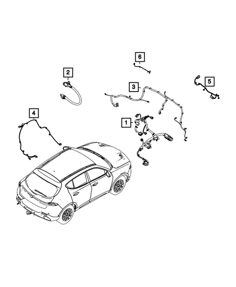 Wiring, Body and Accessories for 2024 Dodge Hornet #0