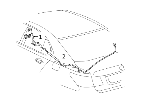 Antenna & Radio for 2007 Lexus LS460 #1