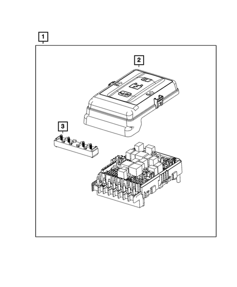 Power Distribution, Fuse Block, Junction Block, Relays and Fuses for 2024 Ram 1500 #5