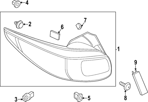 Tail Lamps for 2023 Mazda CX-50 #0