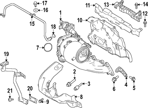 Turbocharger & Components for 2023 Volvo XC90 #0
