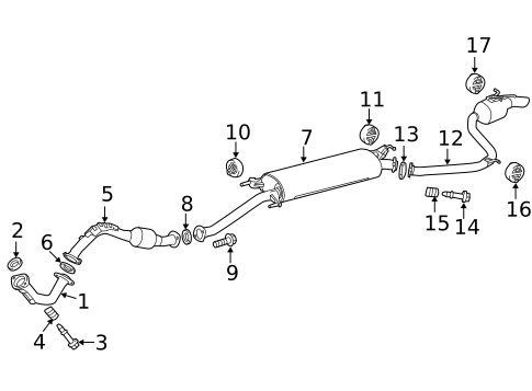 Exhaust Components for 2014 Toyota RAV4 #0