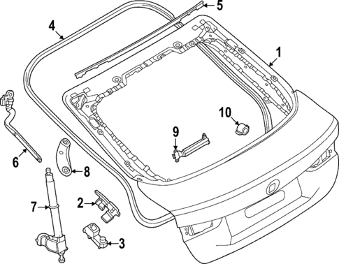 Lid & Components for 2022 BMW 430i Gran Coupe #0