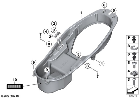 Motorcycle Trim Section, Windshield for 2024 BMW-Motorrad C 400 GT #3