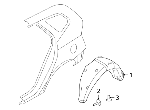 Exterior Trim - Quarter Panel for 2009 Kia Rondo #0