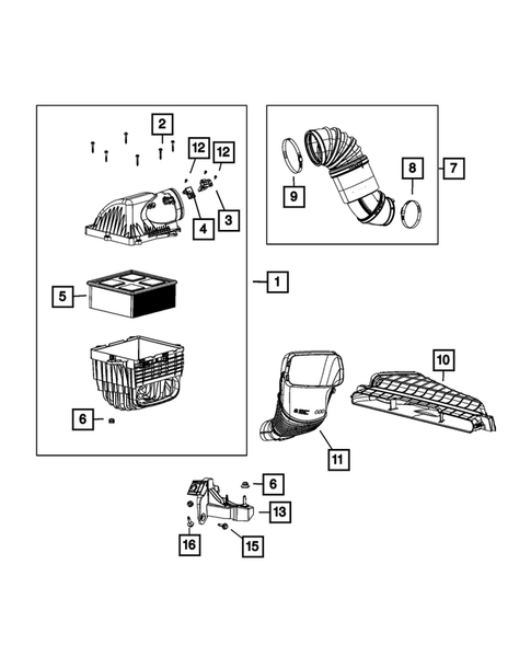 Air Cleaner for 2024 Ram 3500 #1