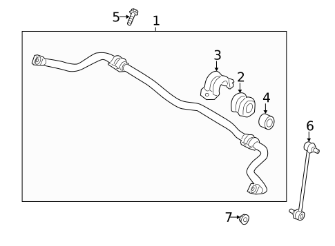 Stabilizer Bar & Components for 2014 Kia Sportage #0