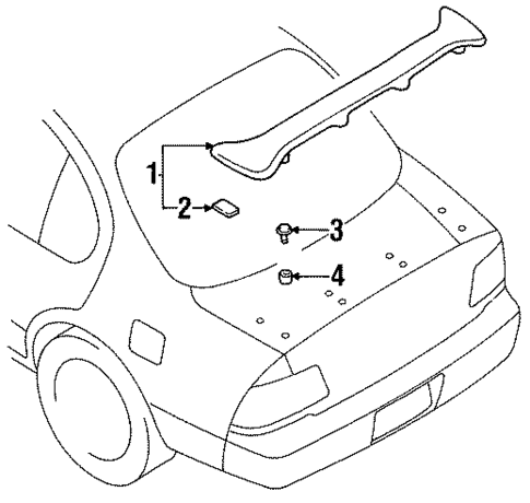 Spoiler for 1999 Nissan Maxima #0