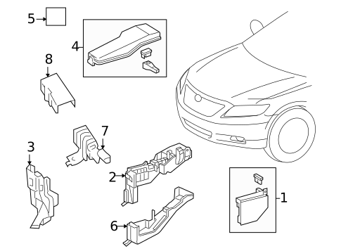 Electrical Components for 2015 Toyota Venza #1