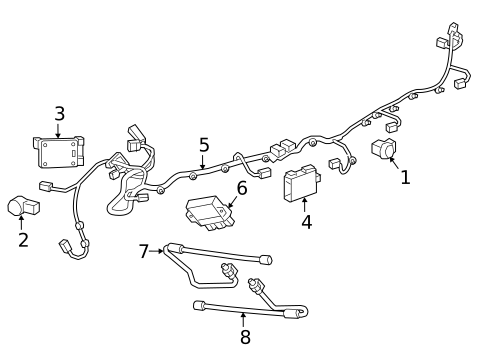Electrical Components for 2017 Cadillac XT5 #1