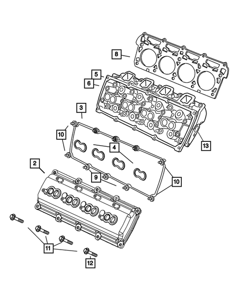 Cylinder Head for 2006 Dodge Ram 2500 #1
