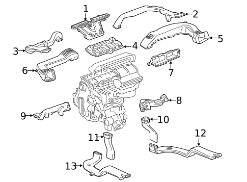Ducts for 2018 Cadillac XT5 #0