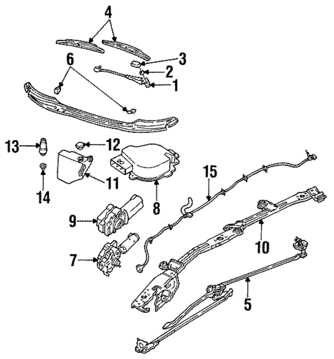 Wiper & Washer Components for 1993 Buick Regal #0