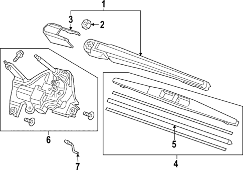 Wiper & Washer Components for 2023 Honda HR-V #2