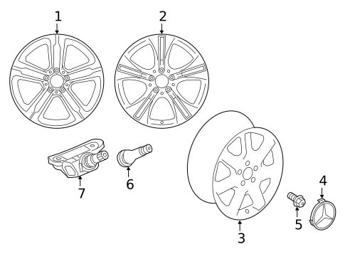 Wheels for 2018 Mercedes-Benz GLC350e #3