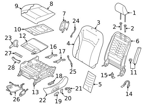Power Seats for 2017 Subaru Outback #0
