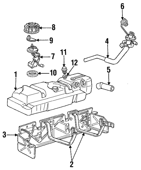 Fuel System Components for 1997 Ford Aerostar #0