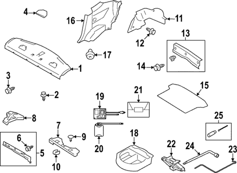 Interior Trim - Rear Body for 2022 Subaru BRZ #0