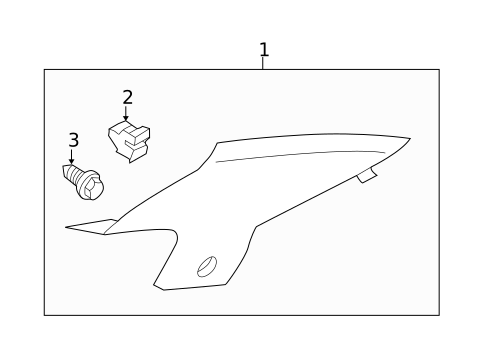 Interior Trim - Quarter Panels for 2003 INFINITI I35 #0