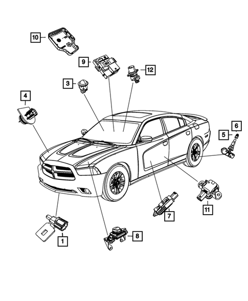 Sensors for 2013 Dodge Charger #0