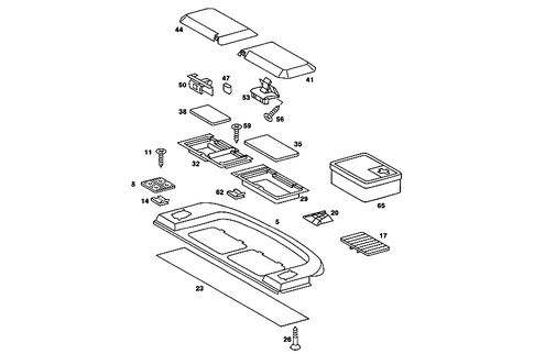 Hat Tray for 1988 Mercedes-Benz 560SEL #2