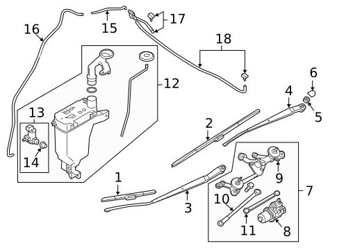 Wipers for 2017 Nissan Versa Note #0