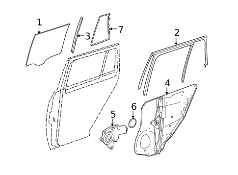 Rear Door for 2015 Mercedes-Benz GLK250 #0